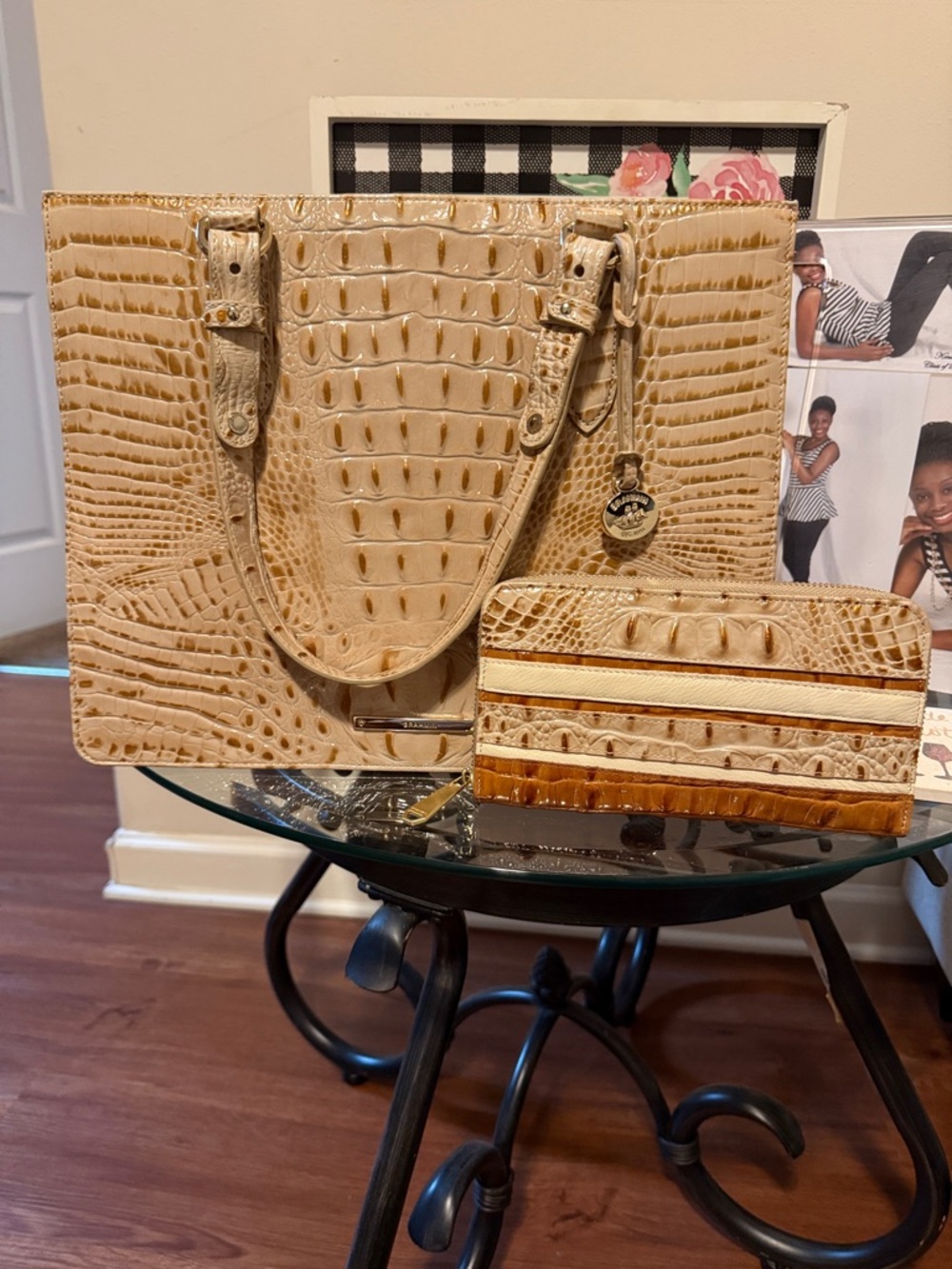 Brahmin Camille w/Suri Wallet